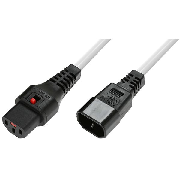 EU Product - Powercord C13 IEC Lock - C14 thumbnail