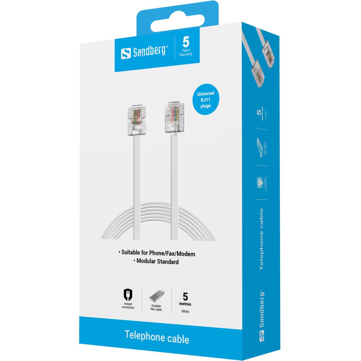 EU Product - elephone RJ11-RJ11  5 m thumbnail