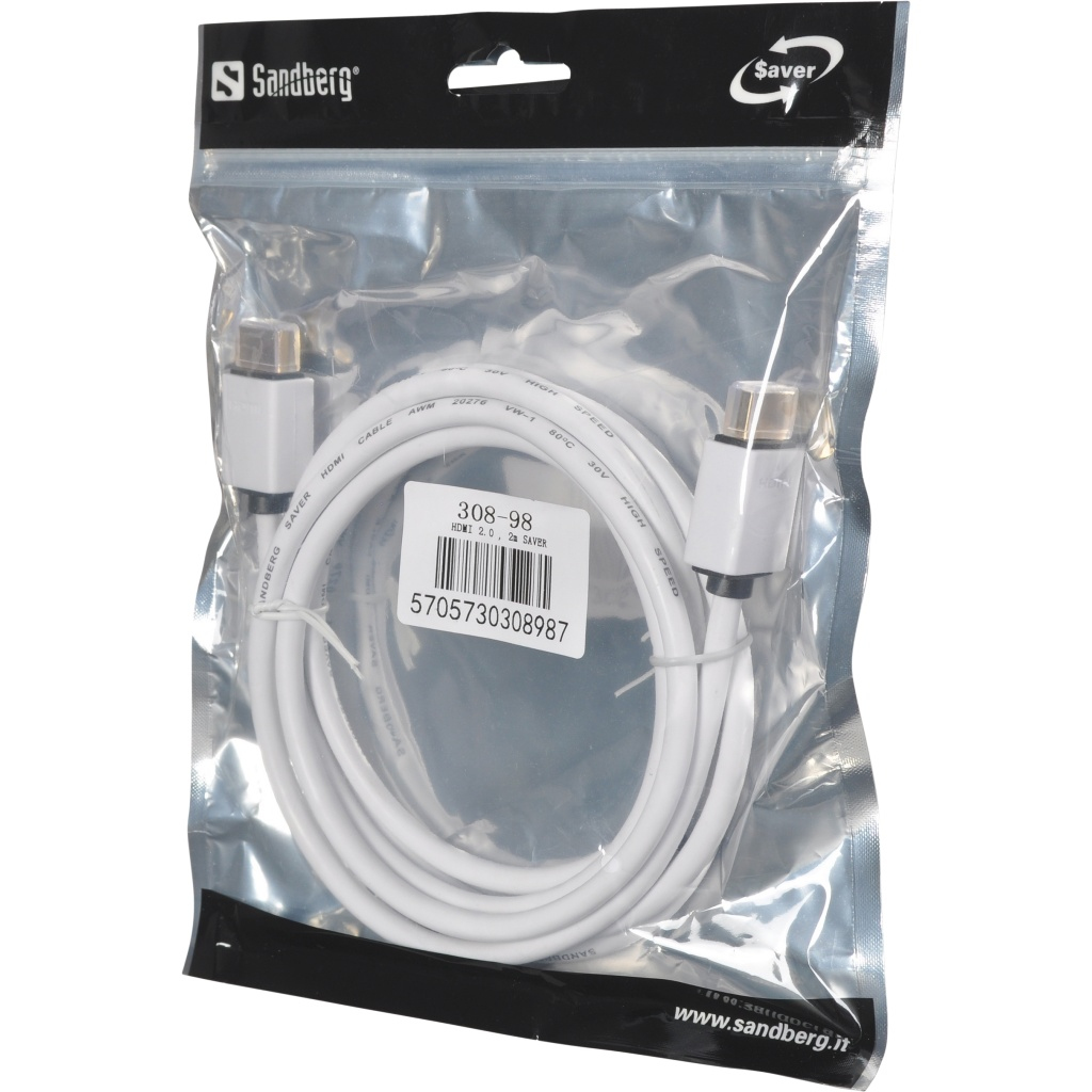 EU Product - HDMI 2.0 Cle, 2m SVER thumbnail