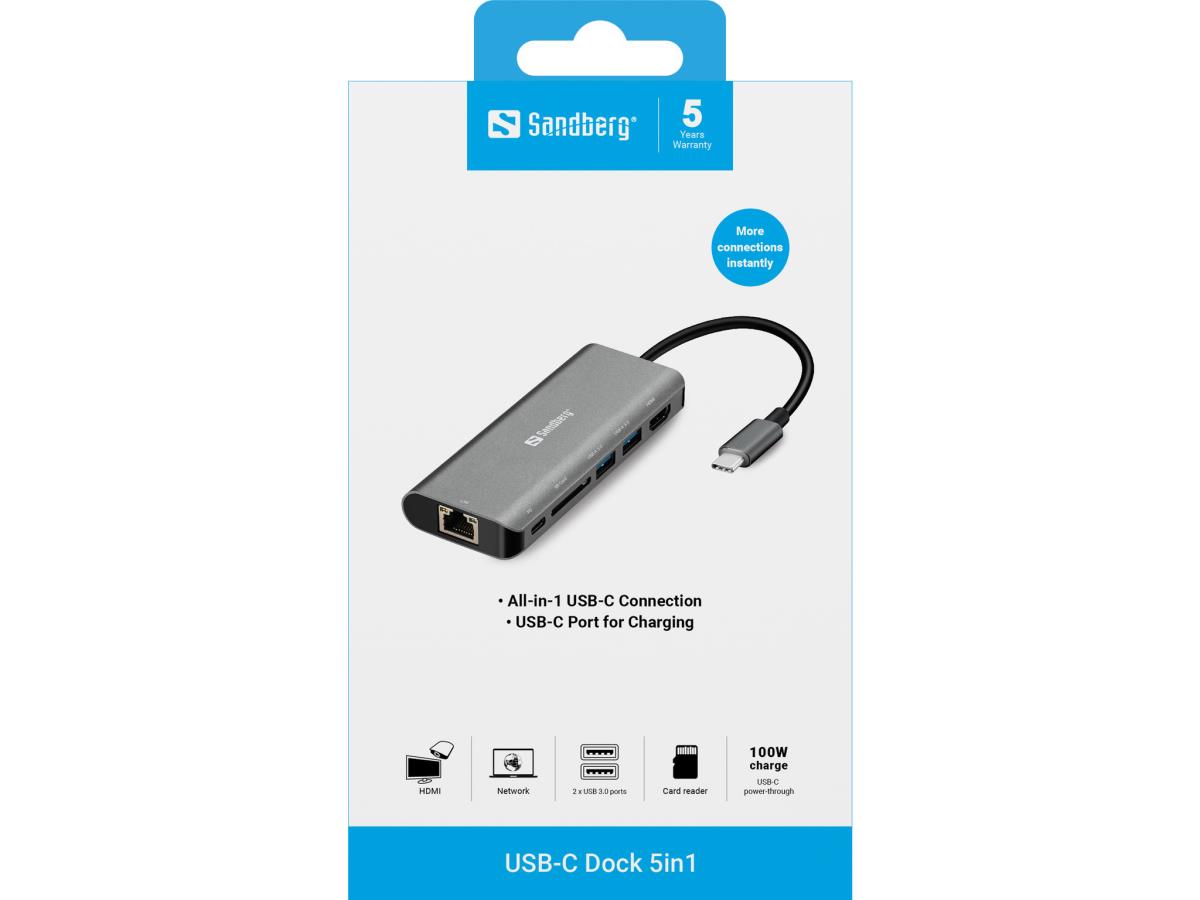 EU Product - US-C Dock HDMI+LN+SD+US100W thumbnail