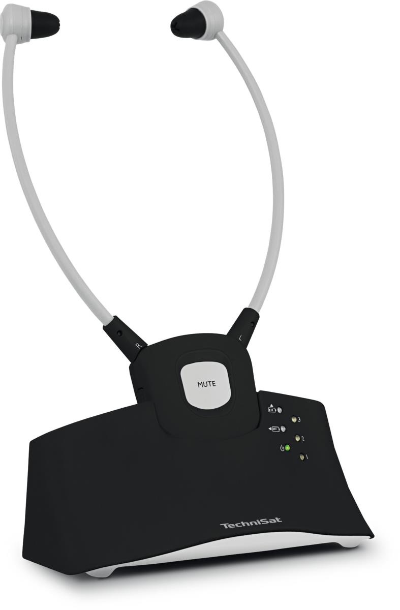 TechniSat StereoMan ISI 2-V2 Headset Wireless Neck-band TV Charging stand Black thumbnail