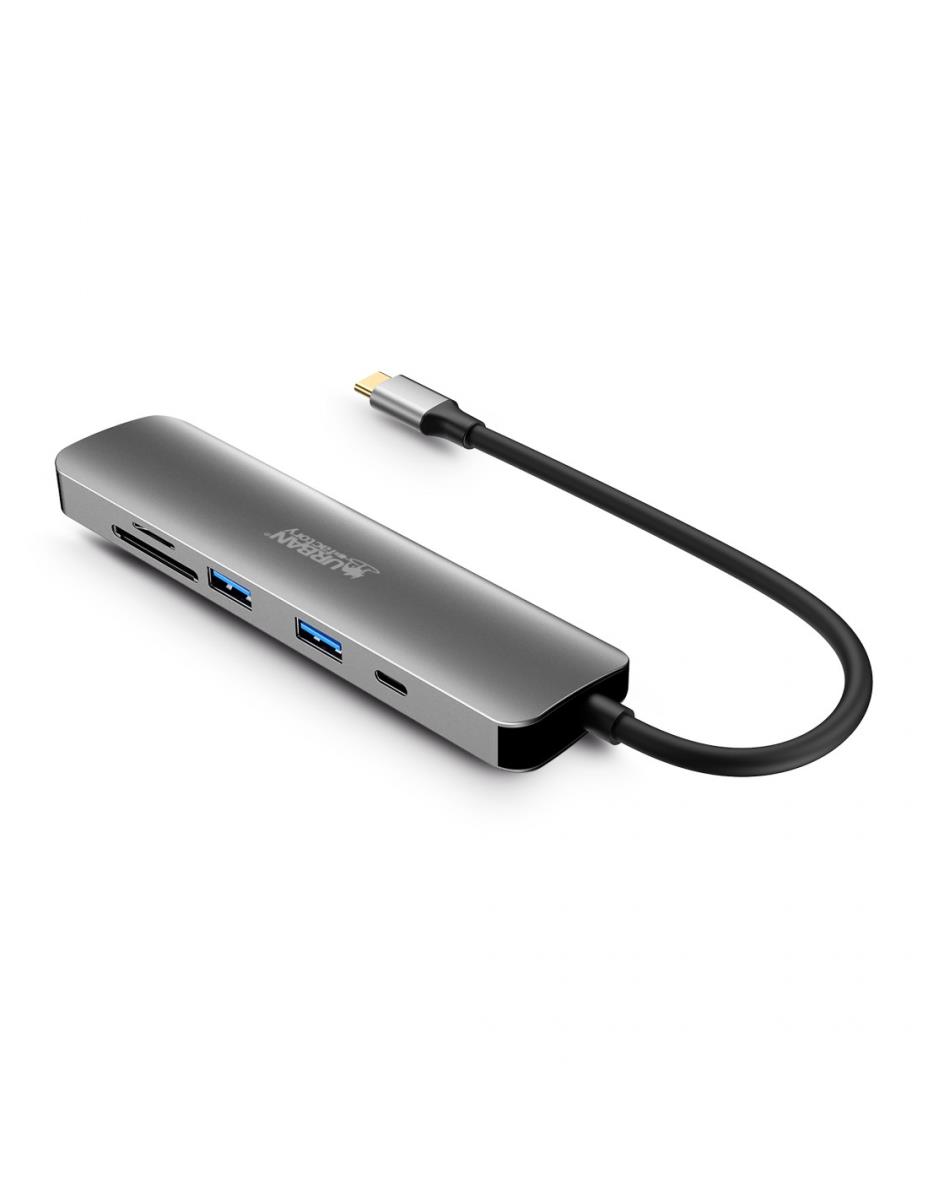 HUBEE 6 IN 1 : HUB USB-C WITH 2 thumbnail