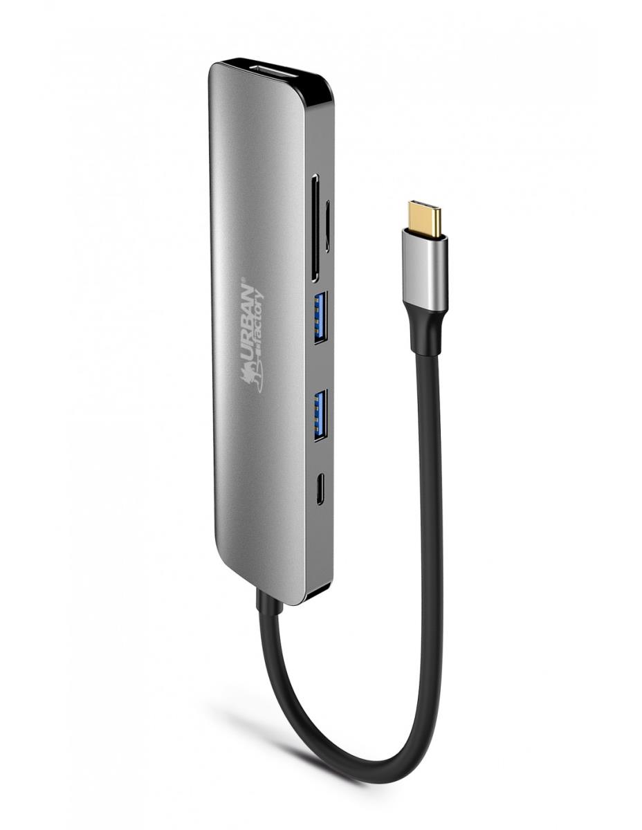 HUBEE 6 IN 1 : HUB USB-C WITH 2 thumbnail
