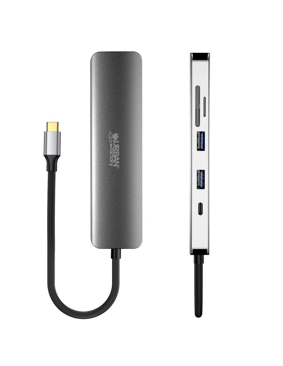 HUBEE 6 IN 1 : HUB USB-C WITH 2 thumbnail