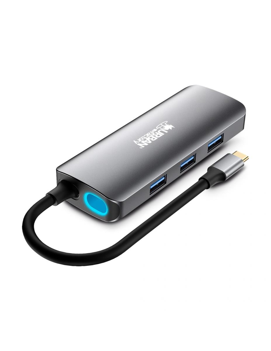 HUBEE 8 IN 1 : HUB USB-C WITH 3 thumbnail