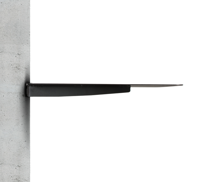 Large AV Accessory Shelf (Steel) for Collar Mounting - 500 x 380mm thumbnail