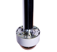 UNIVERSAL FIXED ZINC PLATED DOME CAMERA MOUNT FOR  50mm DROP POLES thumbnail