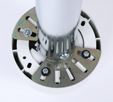 UNIVERSAL FIXED ZINC PLATED DOME CAMERA MOUNT FOR  50mm DROP POLES thumbnail
