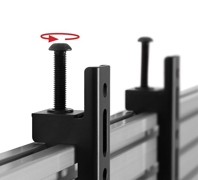 SYSTEM X - VESA 200 Flat Screen Interface Arms for BT8390 (Pair) thumbnail