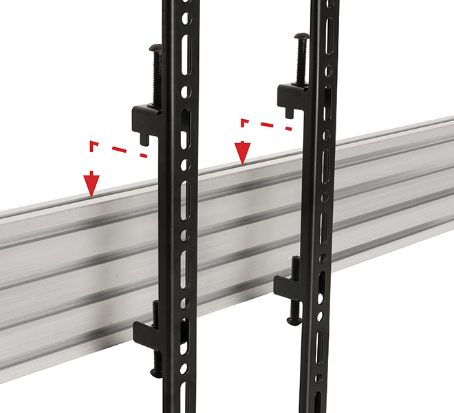 SYSTEM X - VESA 400 Flat Screen Interface Arms for BT8390 (Pair) thumbnail
