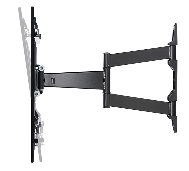 VENTRY - Ultra-Slim Universal Flat Screen Wall Mount with Double Arm (VESA 400 x 400) thumbnail