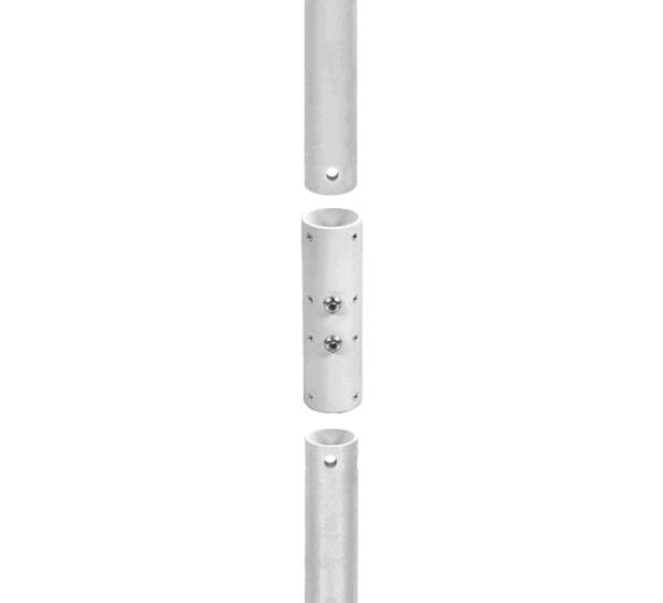 SYSTEM V - �38mm Pole - 1m ,  White thumbnail