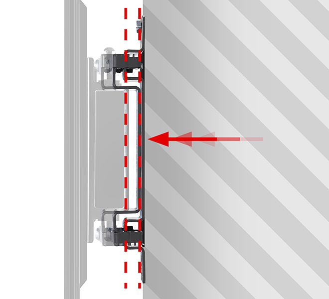 SYSTEM X - Adjustable Depth Rail Mounting Bracket BT8390-WFK5/B thumbnail