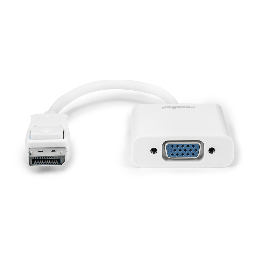 Rocstor 0.15m, Displayport/VGA VGA (D-Sub) White thumbnail