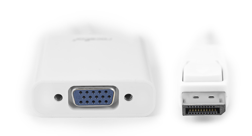 Rocstor 0.15m, Displayport/VGA VGA (D-Sub) White thumbnail