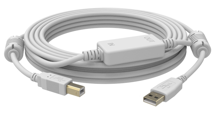 Vision TC2 15MUSB+ USB cable 15 m USB 2.0 USB A USB B White thumbnail