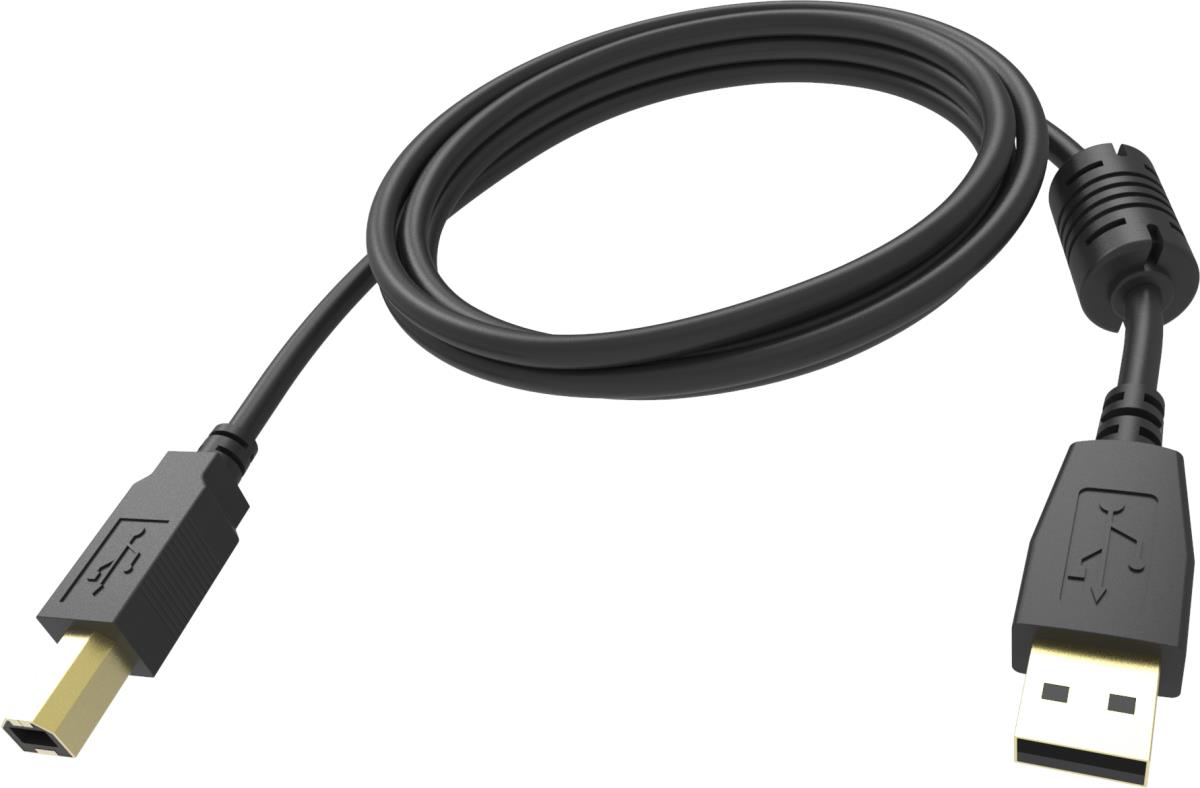 Professional - USB cable - USB (M) to USB Type B (M) - USB 2.0 - 3 m - black thumbnail