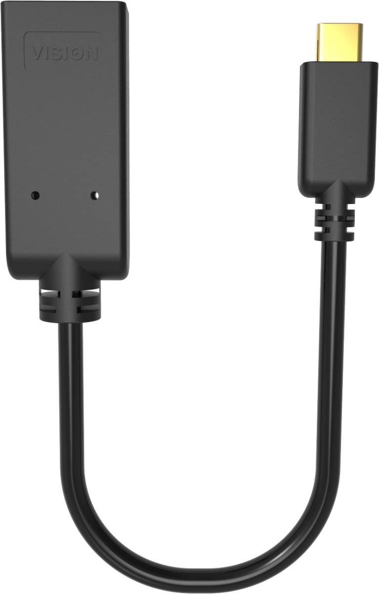- Adapter - USB-C male to HDMI female - black - 4K support thumbnail