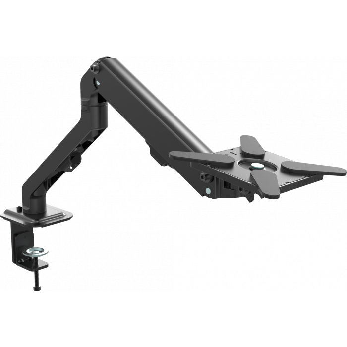 VFM-DA/4 - Mounting kit (VESA cover, C-clamp, articulating arm, VESA adapter) - double-articulated - for LCD display / notebook / tablet - aluminium, steel - matte black - screen size: 10