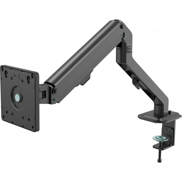 VFM-DA/4 - Mounting kit (VESA cover, C-clamp, articulating arm, VESA adapter) - double-articulated - for LCD display / notebook / tablet - aluminium, steel - matte black - screen size: 10