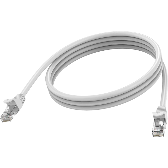 - Network cable - RJ-45 (M) to RJ-45 (M) - 2 m - 6.2 mm - STP - CAT 6a - molded, snagless - white thumbnail