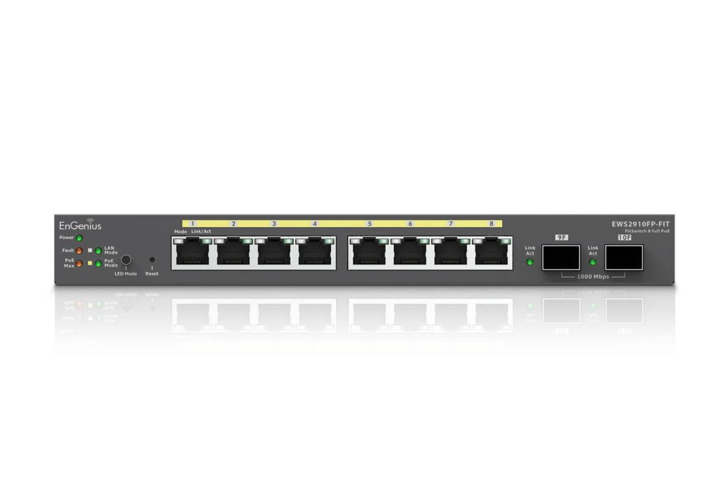 EU Product - Switch full managed Layer 2+ 8x 1 GbE PoE Budget 110W at 2x - Switch - 0.1 Gbps thumbnail