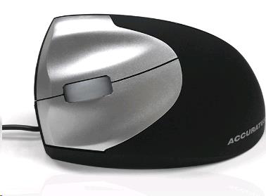 UPRIGHT2 left-handed USB connected mouse- ergonomically designed it improves comfort by supporting the hand in a more natural position. thumbnail