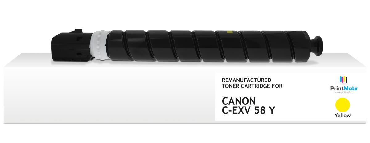 REMANUFACTURED YELLOW TONERC-EXV58Y 60000P YIELD thumbnail