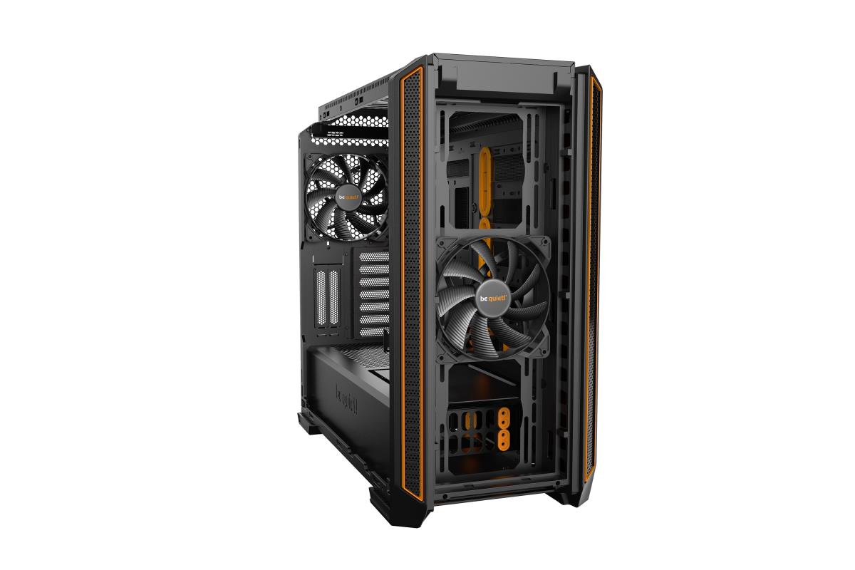 EU Product - be quiet! Silent Base 601 Midi Tower Black, Orange thumbnail