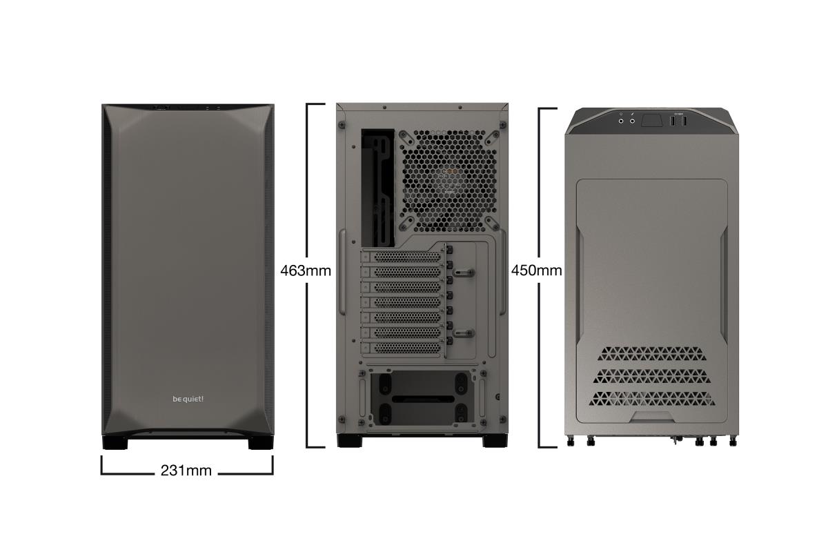 EU Product - Pc Case - Pure Base 500 Grey thumbnail