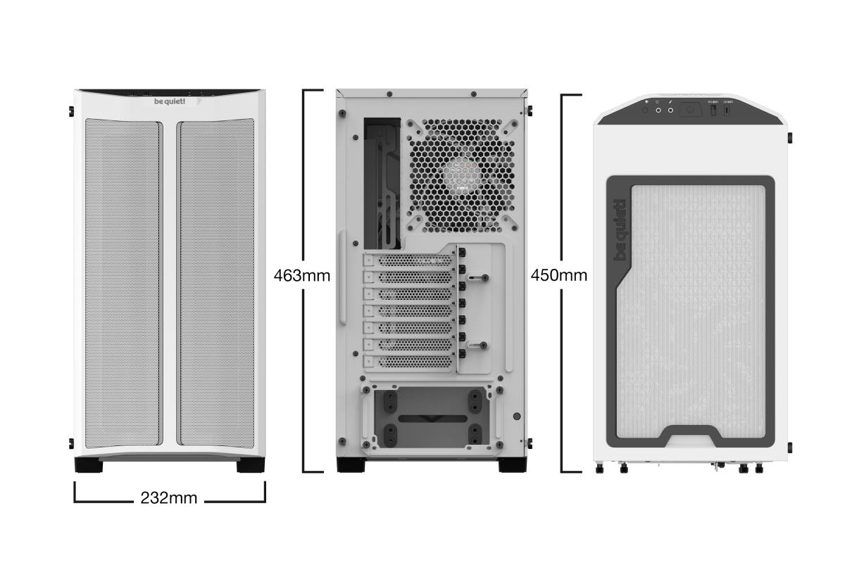 EU Product - Geh�use/ case be quiet! Pure Base 500DX Window White thumbnail