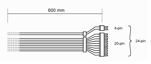 EU Product - Power Cable 1x MB P20+4                    CB-6620 thumbnail