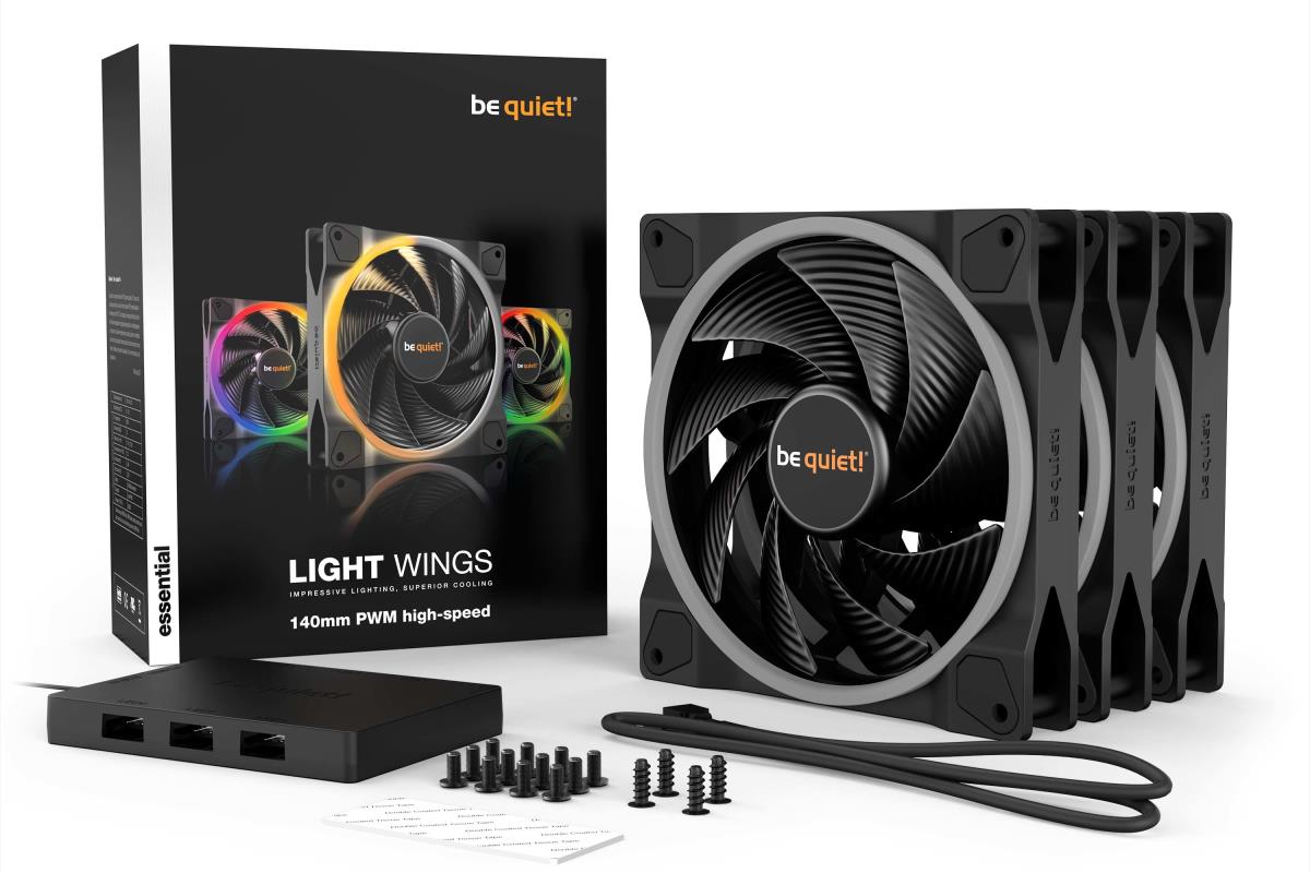 EU Product - L�fter 140*140*25  Light Wings PWM high-speed (3x) thumbnail