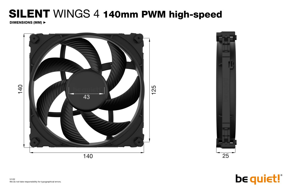 BL097 SILENT WINGS 4 14CM HIGH SPEED thumbnail