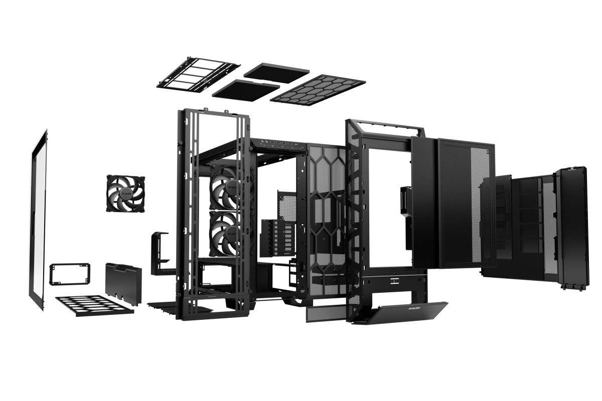be quiet! BGW50 Dark Base Pro 901 Full Tower Gaming Case, 1 x USB Type-C / 4 x USB 3.0, Tempered Glass Front Window Panel, 2 x Silent Wings Fans, Integrated ARGB Lighting. E-ATX / XL-ATX / ATX / M-ATX / Mini-ATX Compatible thumbnail