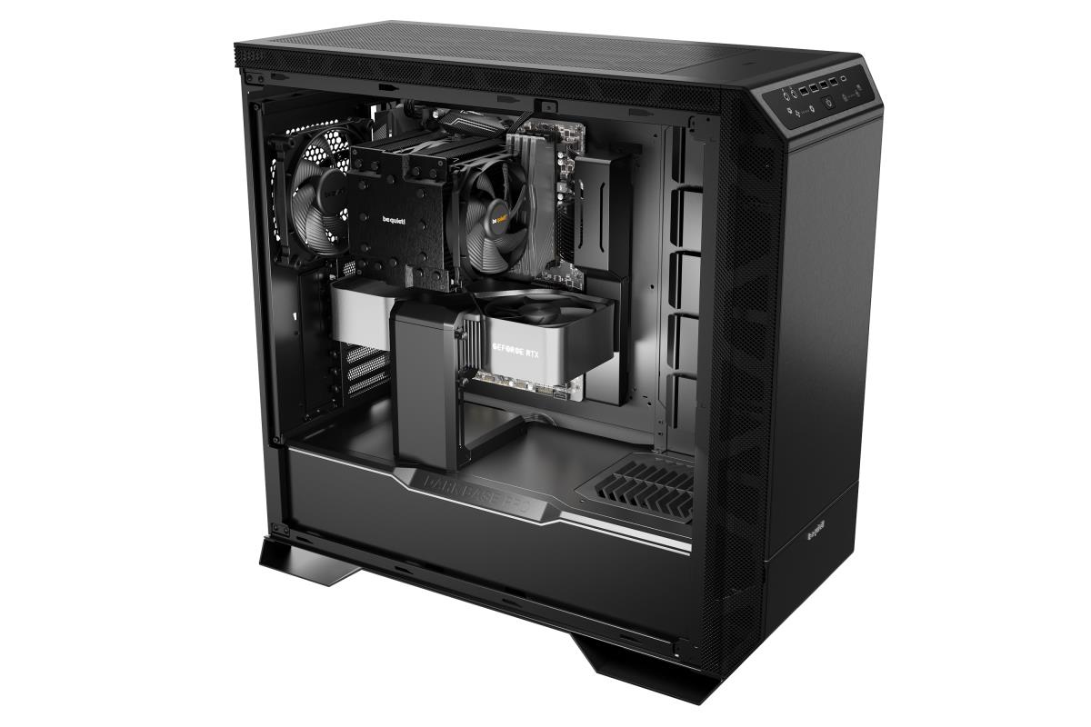 be quiet! BGW50 Dark Base Pro 901 Full Tower Gaming Case, 1 x USB Type-C / 4 x USB 3.0, Tempered Glass Front Window Panel, 2 x Silent Wings Fans, Integrated ARGB Lighting. E-ATX / XL-ATX / ATX / M-ATX / Mini-ATX Compatible thumbnail