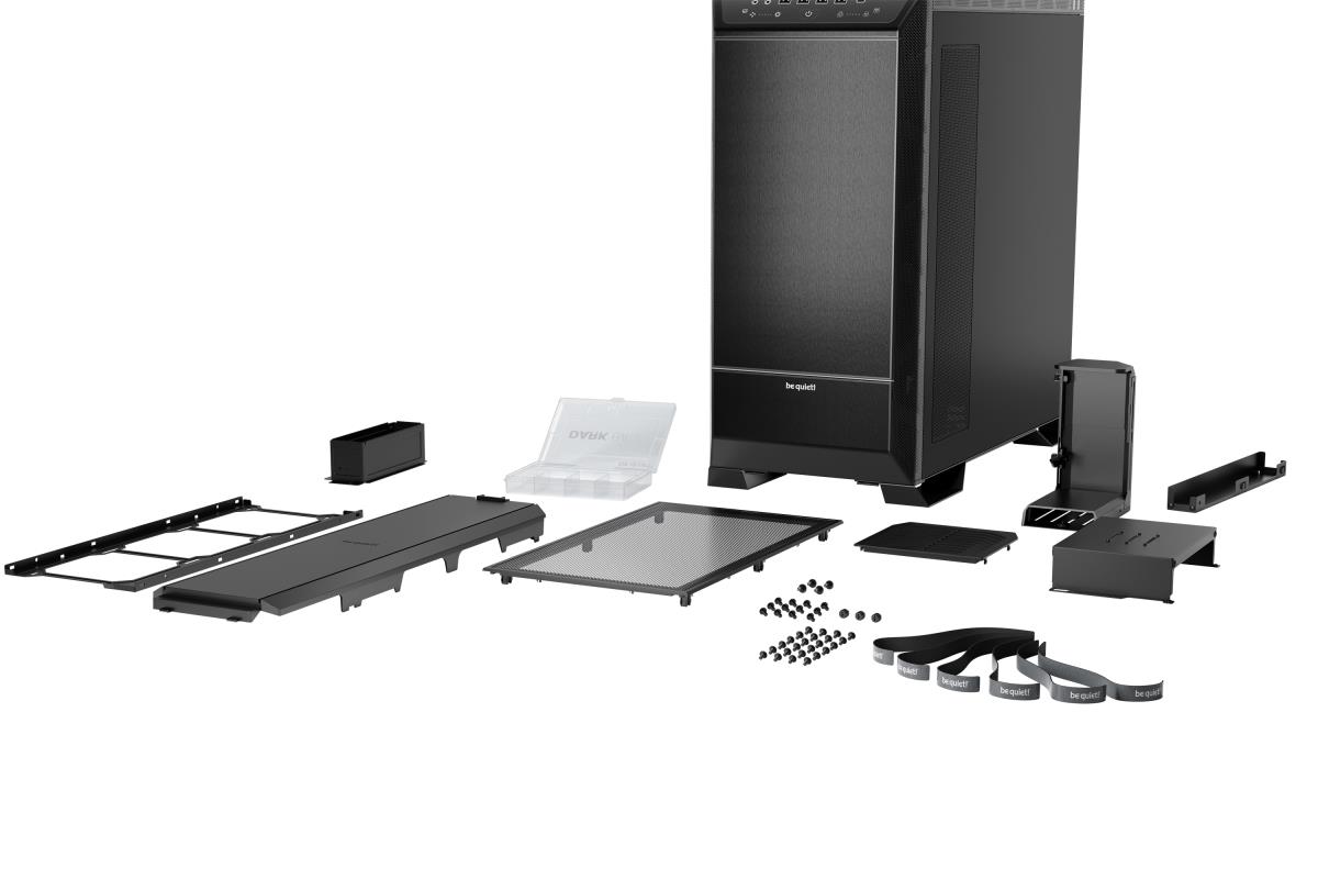be quiet! BGW50 Dark Base Pro 901 Full Tower Gaming Case, 1 x USB Type-C / 4 x USB 3.0, Tempered Glass Front Window Panel, 2 x Silent Wings Fans, Integrated ARGB Lighting. E-ATX / XL-ATX / ATX / M-ATX / Mini-ATX Compatible thumbnail