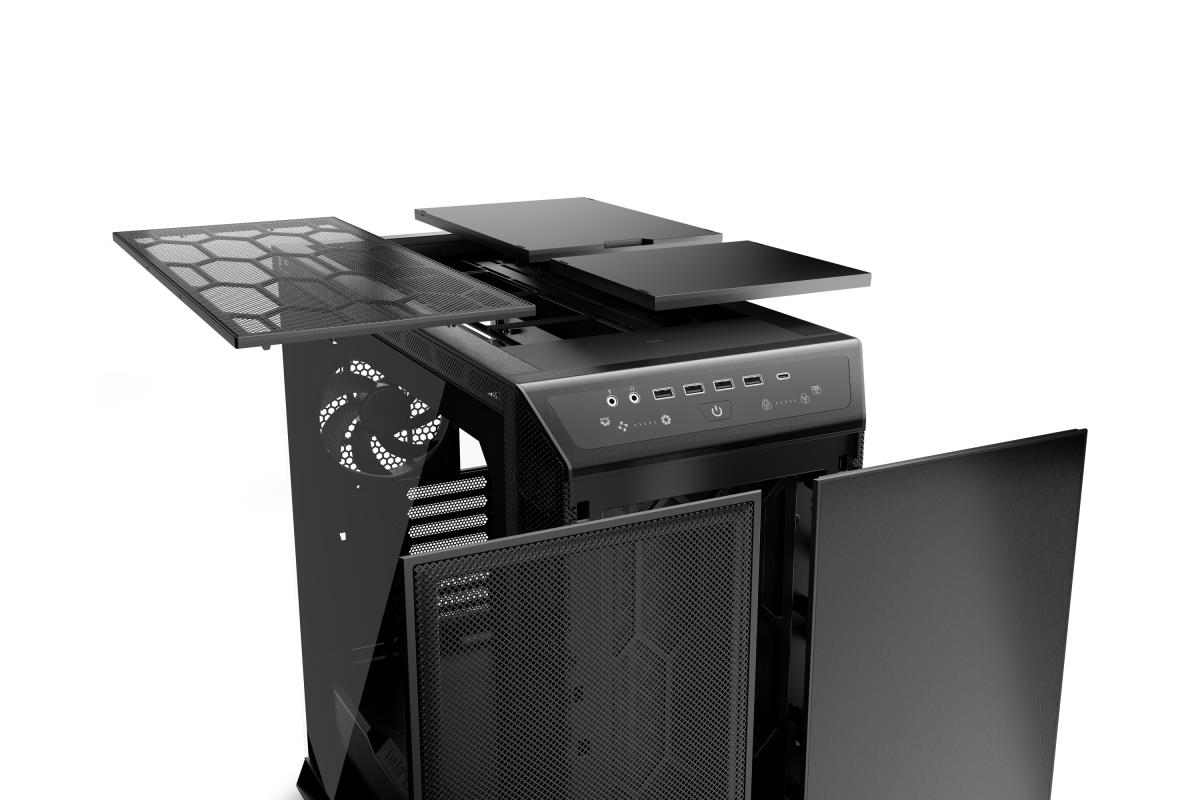 be quiet! BGW50 Dark Base Pro 901 Full Tower Gaming Case, 1 x USB Type-C / 4 x USB 3.0, Tempered Glass Front Window Panel, 2 x Silent Wings Fans, Integrated ARGB Lighting. E-ATX / XL-ATX / ATX / M-ATX / Mini-ATX Compatible thumbnail