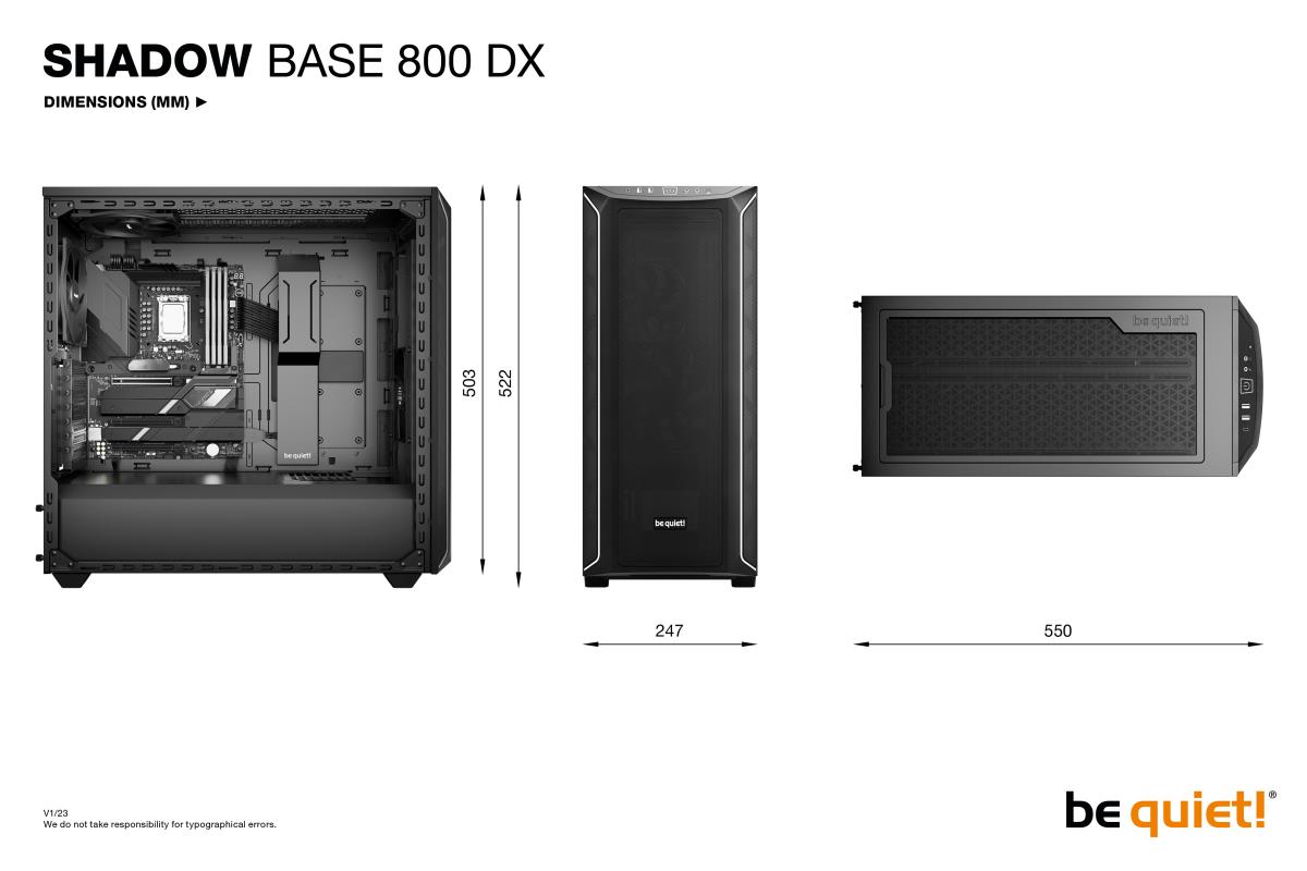 EU Product - Geh Shadow Base 800 DX - Black thumbnail