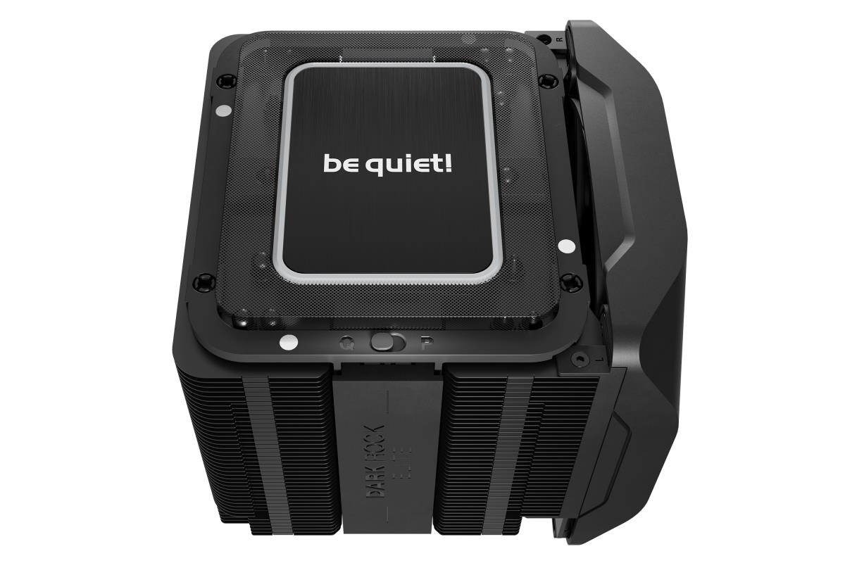 be quiet! Dark Rock Elite CPU Cooler, Universal Socket, 2 x Silent Wings Fans, 2000RPM, 7 x Heat Pipes, 280W TDP, ARGB & Speed Switch thumbnail