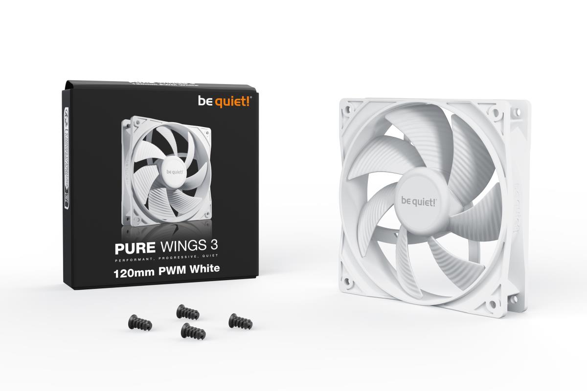 EU Product - L�fter 120*120*25  Pure Wings 3 White PWM thumbnail