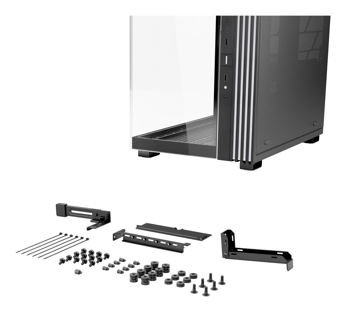 be quiet! BGW67 Light Base 600 LX Mid Tower Gaming Case, 1 x USB Type-C / 2 x USB 3.0, Tempered Glass Front & Side Window Panel, 4 x Light Wings ARGB Fans, ATX / M-ATX / Mini-ITX Compatible thumbnail