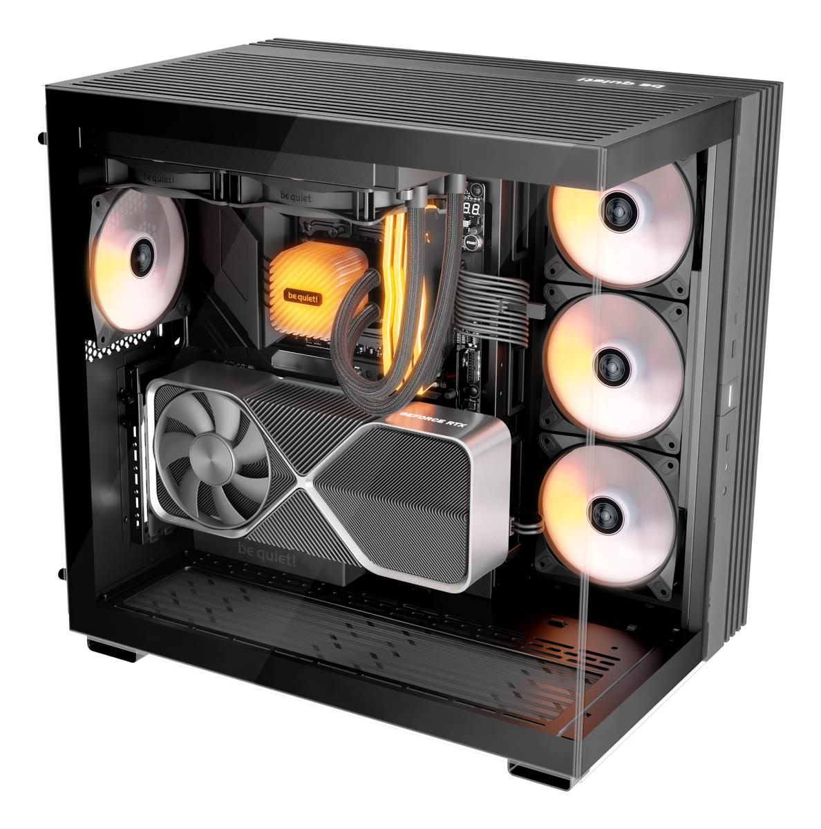 be quiet! BGW67 Light Base 600 LX Mid Tower Gaming Case, 1 x USB Type-C / 2 x USB 3.0, Tempered Glass Front & Side Window Panel, 4 x Light Wings ARGB Fans, ATX / M-ATX / Mini-ITX Compatible thumbnail