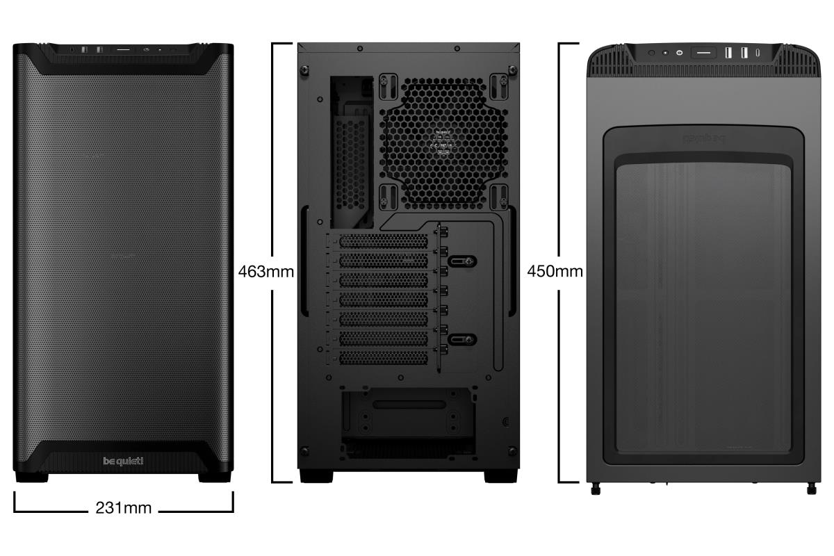 EU Product - Geh�use/ case be quiet! Pure Base 501 Window Black thumbnail