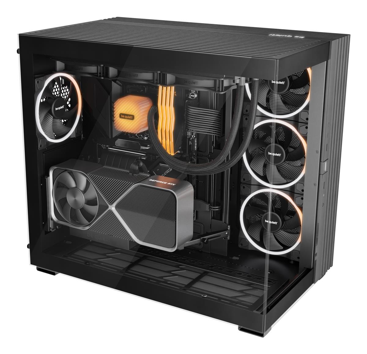 be quiet! BGW71 Light Base 900 FX Full Tower Gaming Case, 1 x USB Type-C / 2 x USB 3.0,  Tempered Glass Front & Side Window Panel, 4 x Light Wings ARGB Fans, E-ATX / XL-ATX / ATX / M-ATX / Mini-ATX Compatible thumbnail
