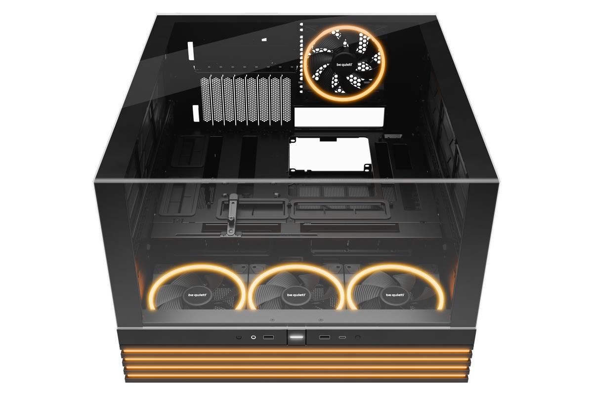 be quiet! BGW71 Light Base 900 FX Full Tower Gaming Case, 1 x USB Type-C / 2 x USB 3.0,  Tempered Glass Front & Side Window Panel, 4 x Light Wings ARGB Fans, E-ATX / XL-ATX / ATX / M-ATX / Mini-ATX Compatible thumbnail