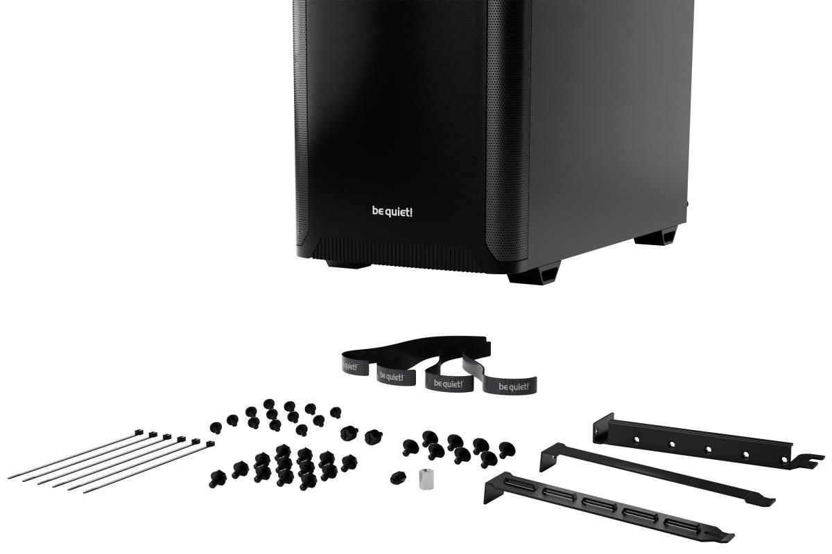 be quiet! BG073 Pure Base 501 Mid Tower Gaming Case, 1 x USB Type-C / 2 x USB 3.0, Water Cooling Ready, 2 x Pre-Installed Pure Wings 3 140mm Fans, ATX / M-ATX / Mini-ITX Compatible thumbnail