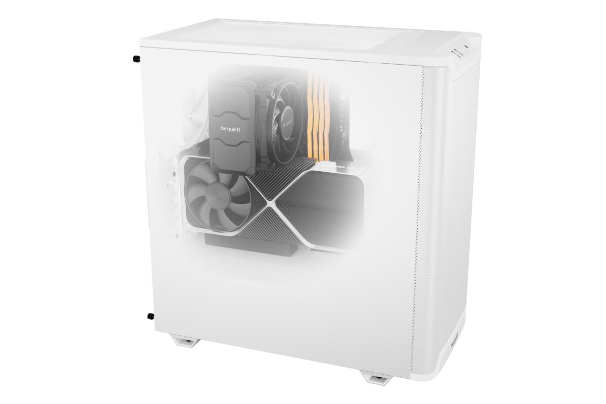be quiet! BG075 Pure Base 501 Airflow Mid Tower Gaming Case, 1 x USB Type-C / 2 x USB 3.0, Water Cooling Ready, 2 x Pre-Installed Pure Wings 3 140mm Fans, ATX / M-ATX / Mini-ITX Compatible thumbnail