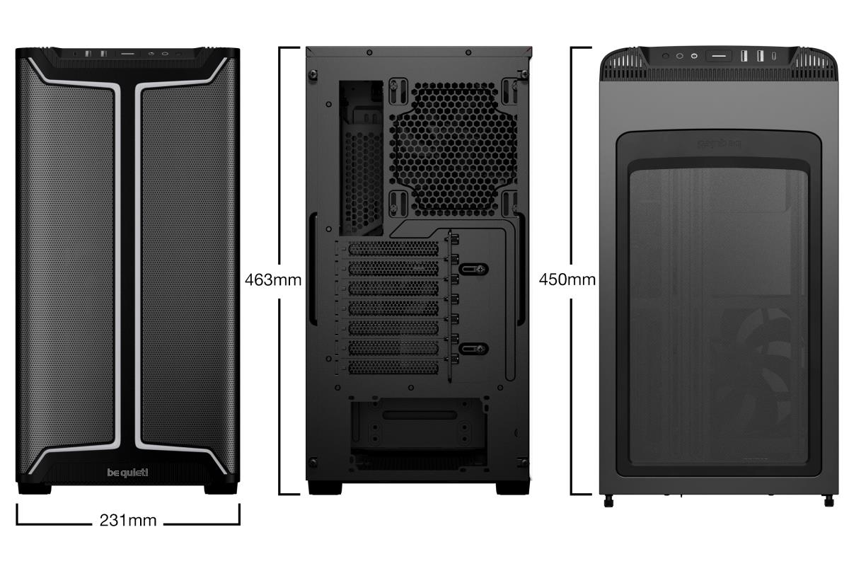 EU Product - Geh�use/ case be quiet! Pure Base 501DX Window Black thumbnail