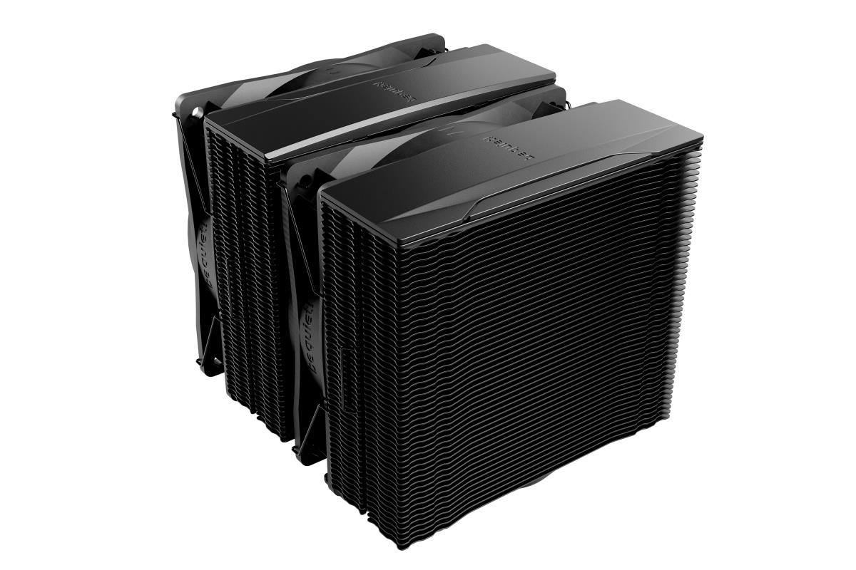 be quiet! Pure Rock Pro 3 CPU Cooler, Black, Universal Socket, 2 x Pure Wings Fans, 2000RPM, only 34.8dB(A) at maximum fan speed, 250W TDP, 3-year manufacturer's warranty thumbnail